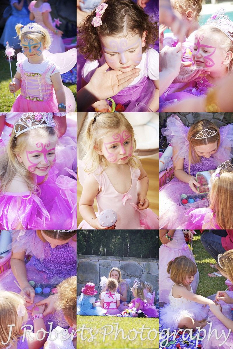 birthday party face painting - party photography sydney